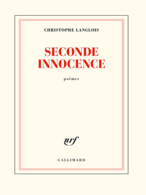 cover image of Seconde innocence